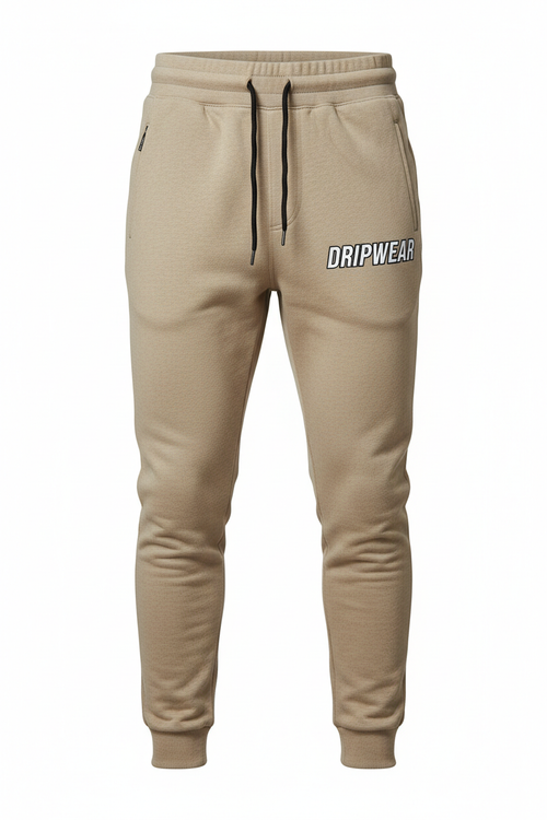 Beige DRIPWEAR joggingbroek